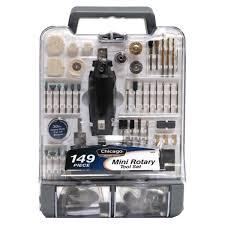 Chicago  Rotary Tool Kit with 149 Accessories, Rechargeable Power Rotary Tool for Engraving, Sanding, Polishing, Drilling, Grinding, Small DIY Crafts