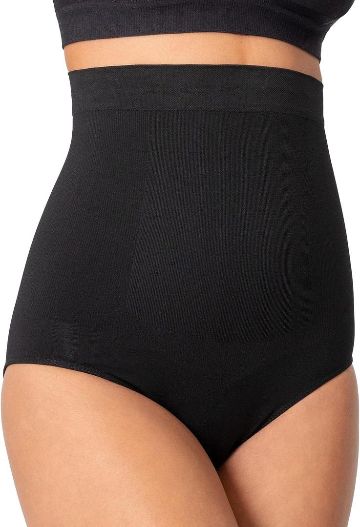 SHAPERMINT Shapewear for Women - Seamless Shapewear Tummy Control Panty, Body Shaper, Tummy Control Underwear for Women (Black, Small)
