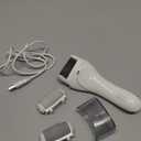 Electric Foot Callus Removers Rechargeable, Portable Electronic Foot File Pedicure Tools, Electric Callus Remover Kit, Professional Pedi Feet Care Perfect for Dead, Hard Cracked Dry Skin Ideal Gift (White)