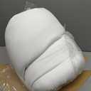 Ultra Flat Thin Pillows for Sleeping Queen Size, 2-1/2" High Slim Bed Pillow for Back Stomach Sleepers Down Alternative Filling Hypoallergenic White 18x30 in