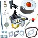 Ruma Adjustable Carburetor Air Filter Spark Plug Kit for Honda GX120 GX160 GX200 5.5Hp 6.5Hp 4Hp Engine and Power Equipment