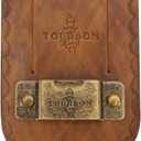 Tourbon Leather Tape Measure Holster (Vintage Brown)