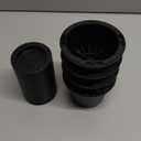 Round Bed Risers 3 inch Heavy Duty,Elevation in Heights 2 or 3 Inch Circle Furniture Risers for Chair Table and Desk Legs LiftingAdjustable Bed Lifts Risers(Pack of 4 Riser,Black)