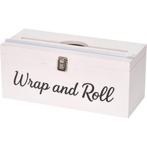 Plastic Wrap Dispenser with Cutter Fits 12" 3000ft Costco Wrap, Foil, Cling, Wax Paper for Kitchen, Restaurant