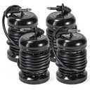 4pcs Arrays for Ionic Foot Bath Detox Machine, Replacement Array each with 10 Stainless Steel Coils Double Layered + 6.35mm Adapter for Home Massage Beauty Salon Ionic Foot Spa