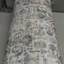 PureCozy Black Runner Rug 2x12 Hallway Machine Washable Kitchen Vintage Distressed Non Slip Long Carpet Indoor Retro Floral Bedroom Accent Throw Rug for Bathroom Office Laundry Dining Room