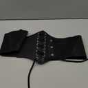 Lace-up Cinch Belt Wide Elastic Corset Tie Waspie Belts Renaissance Palace Mesh Tops Fit Crop Gothic Waist Bodyshaper