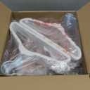 HOUSE DAY 11 Inch Velvet Baby Hangers 50 Pack White, Premium Kids Hangers for Children, Infant & Toddler Clothes, Durable Non Slip Small Baby Felt Hanger for Closet, Ideal for Everyday Use