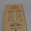 6 Pcs Black Candle Holders Set, Vintage Home Decor  Modern Taper Candlestick Holders for Wedding, Table Centerpieces  Great Gift for Housewarming, Birthday Parties, Wedding & Christmas Season