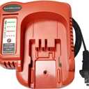 UNGINO FSMVC 9.6V-18V Battery Fast Charger for Black and Decker 18V 14.4V 12V 9.6V NiCD & NiMH Battery Compatible with Black & Decker HPB18-OPE HPB18 HPB14 HPB12 HPB24 HPB96 BDCCN24 BDFC240