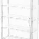 4 Tiers Clear Display Case for Figures, Acrylic Storage Organizers Box with Magnetic Door, Wall-Mounted Dustproof Showcase for Collectibles Action Figure(1PACK, Wall-Mounted Extra Large)