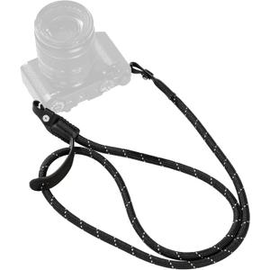 SMALLRIG Rope Camera Neck Shoulder Strap, Adjustable Braided Shoulder Strap with O-Ring and Leather Pad