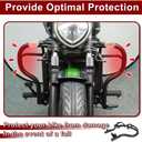 Xitomer Tubular Steel Crash Bars for Vulcan S 650 2015-2024 Enhanced Crash Protection. Durable Black Powder-Coated Finish