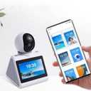 Two Way Video Calling Camera with HD Screen, 1080P 2MP HD Indoor Home Security Camera, Home Nanny Camera, Pet Camera for Family, Babysitter, Baby