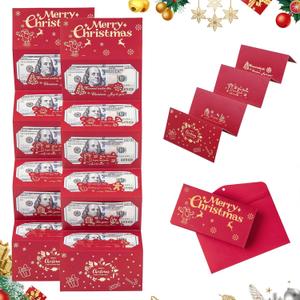 2025 Christmas Cash Gift Envelopes, Creative Money Holders for Cash and Gift Cards, Holiday Surprise Envelopes for Xmas Gifts for Men, Women, and Kids (Reindeer, 2pcs)