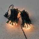 Joiedomi Clear Christmas String Lights Indoor,200(2x100) Mini White Fairy Light,42.8 FT Lighting Decor for Patio Dorm Classroom Bedroom Holiday Wedding Party Garland Birthday Festival,Green Wire