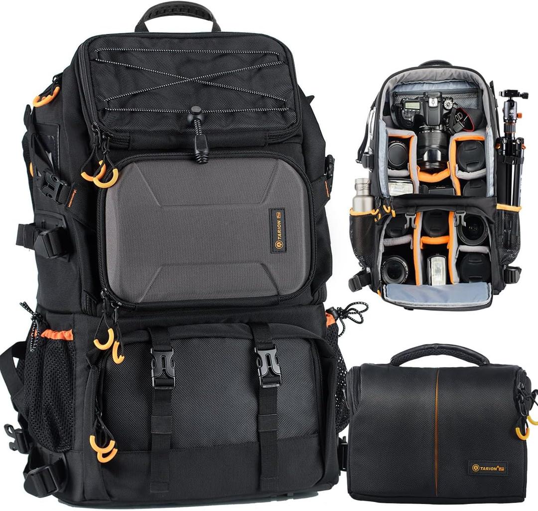 TARION 27L Extra Large Camera Backpack - 2 in 1 Professional Camera ...