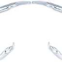 Saddle Bag Guards for Harley Touring Street Glide Road Glide Road King Electra/Ultra (2009-2025) (Chrome)