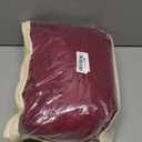 Burgundy Backdrop Curtains 4 Panels - Wrinkle-Free Polyester Photography Drapes for Baby Shower & Birthday Party - 16 X10FT