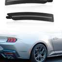 Rear Red LED Side Marker Lights for Ford Mustang 2024+, Smoke Lens Side Reflectors Lamps for Mustang Gen7/S650 2024 2025 Accessories (Rear, 2PCS)