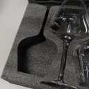 FrutPunch Hand-Blown Crystal  Glasses Set of 4, 16OZ, Long Stem Glasses for Christmas and Wedding Gifts (4)