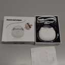 Automatic Electric Nail Clipper with LED Light & 2 Speeds with Nail Scraps Storage, USB Rechargeable Safety Fingernail Trimmer for Baby, Children, Kids, Adult, Seniors and Caregivers, White