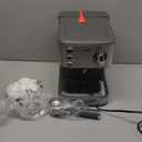 Mr. Coffee Compact Espresso Maker, Espresso Machine With Steam Wand, 15-Bar Pump Automatic Espresso Machine