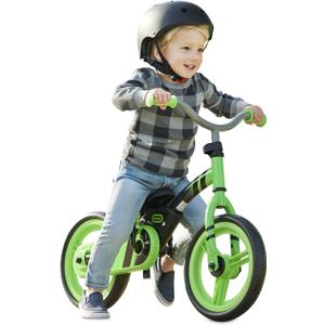 Little Tikes My First Balance-to-Pedal Training Bike for Kids in Green, Ages 2-5 Years, 12-Inch, 649615C (12 inch, Multicolor)