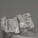 2 x NIIIYTYB 4Pcs Closet Shelf Brackets Wire End Bracket Holders for Closetmaid Shelving Wall Mount Support Hardware with Plastic Caps Closet Shelf Bracket Set for Rubbermaid Closet System