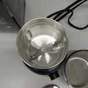 Electric Coffee Grinder with Silent Grinding Blades & Timer Knob to Adjustable Coarse to Fine, Espresso Grinder with Removable Stainless Steel Bowl for Coffee Bean, Herb, Spices, Seeds (Black)