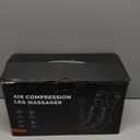 Leg Massager with Heat and Compression, Foot Calf & Thigh Massage for Circulation and Pain Relief, Leg Compression Massager with Handheld Controller 3 Intensities 6 Modes (Yellow & Black)