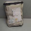 Beige Linen Curtains 84 Inch Length Pinch Pleated 2 Panels for Living Room Bedroom Apricot Oatmeal Semi Sheer Window Curtain Boho Neutral Back Tab Pinch Pleat Drape with Rings Hooks 84 Inches Long