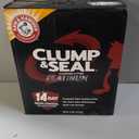 ARM & HAMMER Clump & Seal Platinum Cat Litter, Multi-Cat Clumping Litter Forms Rock-Hard Clumps, Powerful Odor Eliminators with Baking Soda, 14-Day Odor Control, 37 lbs