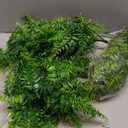 Toprooms 4pcs Artificial Hanging Plants Fake Hanging Plant Fake Plants Faux Fern Ivy Vines Outdoor UV Resistant Plastic Hanging Plants Artificial Decor (Ferns)