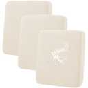 hyha Waterproof Couch Cushion Covers for Pets, Non Slip Sofa Seat Cover for Dogs Washable, Soft Thick Stretch Jacquard Fabric, Sofa Slipcovers with Elastic Bottom (3 Pieces, Light Beige)