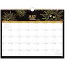 Calendar 2026-2027 - 2026-2027 Wall Calendar, July 2026 - December 2027, 15" x 11.5", Wall Calendar 2026-2027, 18 Monthly Calendar with Twin-wire Binding, Thick Paper, Hanging Hook - The Sun Pack of 2