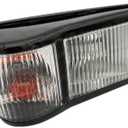 Boursin 2 bulbs Side Door Lamp RH Compatible with ISUZU NPR-HD NQR NRR 5.2L 6.0L 6.6L 2008-2024 Passenger Side