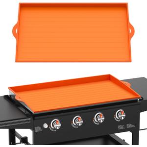 Silicone Griddle Cover for Blackstone - 36 Inch Full-Edge Covered Heavy Duty Food-Grade Silicone Griddle Mat for Blackstone Accessories, Protects Grill from Dirt and Rust