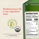 Bertolli Organic Extra Virgin Olive Oil, Rich Taste, First Cold Pressed, Contains Polyphenols, 25.4 fl oz