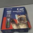 oneisall Quiet Cat Clippers for Matted & Long Hair, 2-Speed Cordless Pet Shaver Grooming Kit for Cats, Small Dogs & Animals (Black)