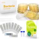 Bacteria Science Kit Petri Dishes with Agar Educational STEM Science Fair Project Kit for Kids Age 9 and Above