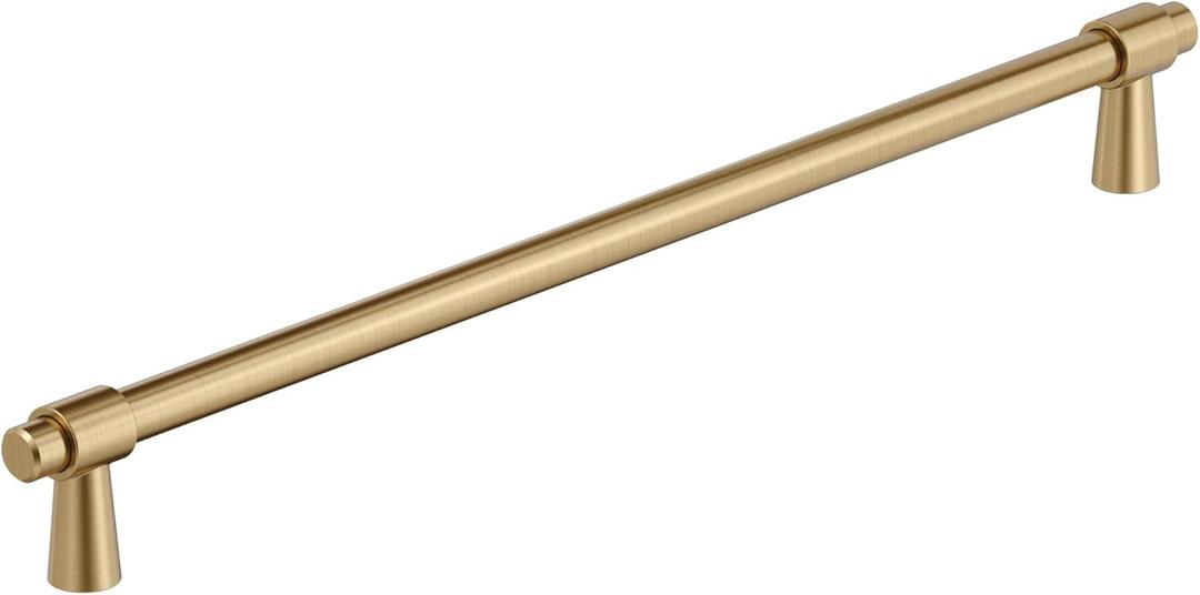 Amerock Destine 12-5/8 inch (320mm) Center-to-Center Champagne Bronze Cabinet Pull, BP36903CZ