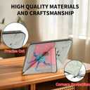 Fit for Kobo Libra H2O Case e-Reader, Lightweight Premium PU Leather Protective Cover with Auto Sleep/Wake, Black. (Cartoon Girl, One Size)