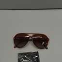 livho Trendy Polarized Aviator Sunglasses Women Men, Retro Sun Glasses for Women Men 2025, Oversized UV Protection Shades (Dark Brown/Gradient Brown)