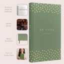 Daily Prayer Journal with Prompts | 90-Day Guided Devotional & Scripture Reflection | Bible Study and Spiritual Growth Tracker | Undated Faith Planner, 5.5x8" - Sage Green Dotted