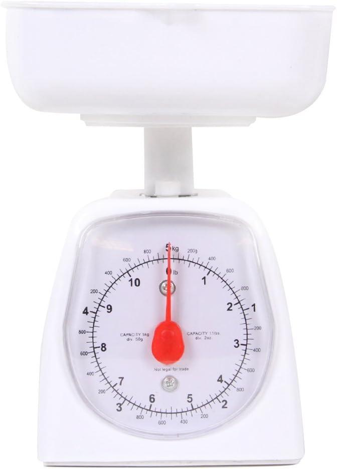 hand2mind Dual-Dial Analog Platform Scale, 5 kg Scale, Kitchen Scales, Weighing Scales, Classroom Supplies for Teachers Elementary, Teacher Supplies, School Supplies