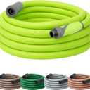 Flexzilla Garden Hose with SwivelGrip, 5/8 in. x 50 ft., Lightweight All-Weather Water Hose, Durable and Flexible, Leak-Free Connections (Chartreuse)