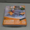 GONGSHI Vacuum Storage Bags, Space Saver Seal Bags For Clothing, Travel Luggage,Blankets, Comforters, Pillows, Clothes Storage.12 Combo