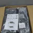 Coffee Bar Organizer - Countertop Coffee Station, 42 K Cup holder Storage Basket with Drawer and Hooks for Syrup, Cups, Stirrer, Condiment, Tea Organizer, Black