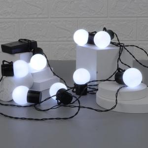 imprsv 8 LED Bulbs, White Bulbs Light Strings, Indoor Birthday Party Wedding Christmas Decorations for Light up Numbers Marquee Letters